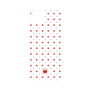 プレミアムパネル［ CASEPLAY Crown dots Red - ケースプレイ・クラウン・ドッツ レッド ］