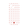 プレミアムパネル［ CASEPLAY Crown dots Red - ケースプレイ・クラウン・ドッツ レッド ］
