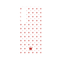 プレミアムパネル［ CASEPLAY Crown dots Red - ケースプレイ・クラウン・ドッツ レッド ］