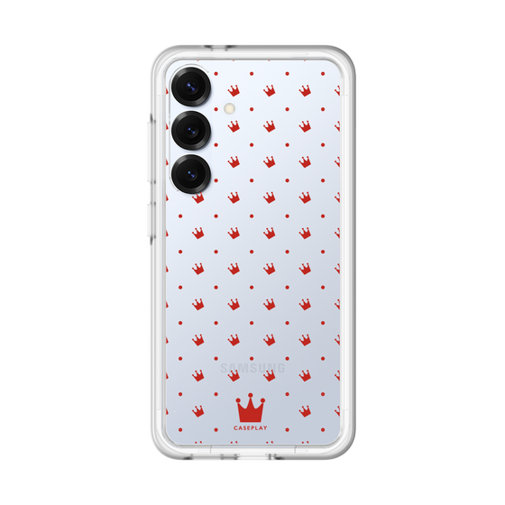 プレミアムパネル［ CASEPLAY Crown dots Red - ケースプレイ・クラウン・ドッツ レッド ］