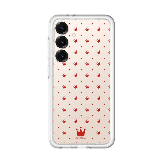 プレミアムパネル［ CASEPLAY Crown dots Red - ケースプレイ・クラウン・ドッツ レッド ］