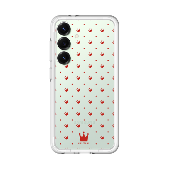 プレミアムパネル［ CASEPLAY Crown dots Red - ケースプレイ・クラウン・ドッツ レッド ］