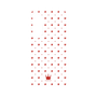 プレミアムパネル［ CASEPLAY Crown dots Red - ケースプレイ・クラウン・ドッツ レッド ］