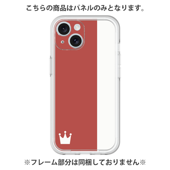 プレミアムパネル［ CASEPLAY Bi-Colors Red & White - ケースプレイ・バイカラー レッド＆ホワイト ］