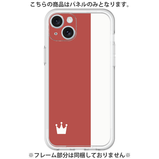 プレミアムパネル［ CASEPLAY Bi-Colors Red & White - ケースプレイ・バイカラー レッド＆ホワイト ］