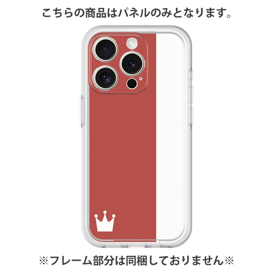 プレミアムパネル［ CASEPLAY Bi-Colors Red & White - ケースプレイ・バイカラー レッド＆ホワイト ］