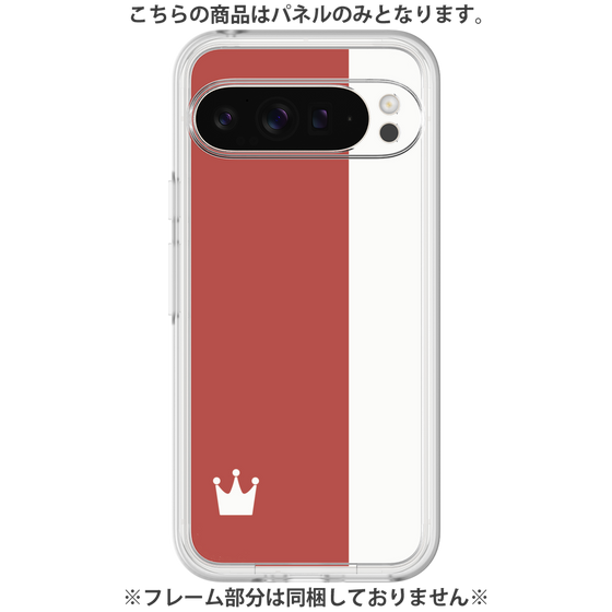 プレミアムパネル［ CASEPLAY Bi-Colors Red & White - ケースプレイ・バイカラー レッド＆ホワイト ］