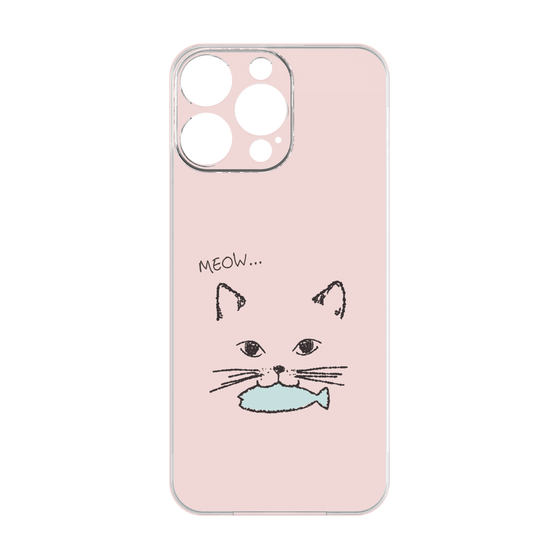 プレミアムパネル［ 食いしん坊なねこ - Pink ］