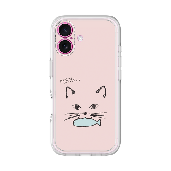 プレミアムパネル［ 食いしん坊なねこ - Pink ］