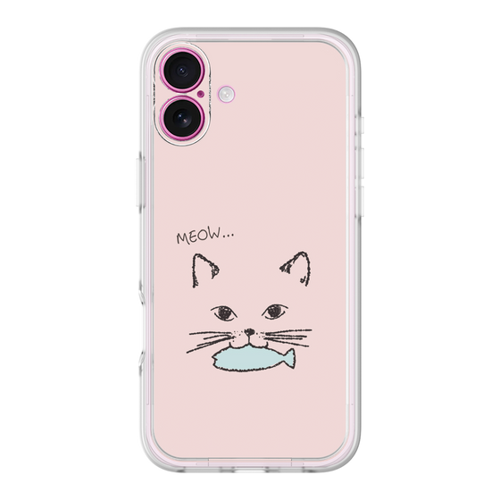 プレミアムパネル［ 食いしん坊なねこ - Pink ］