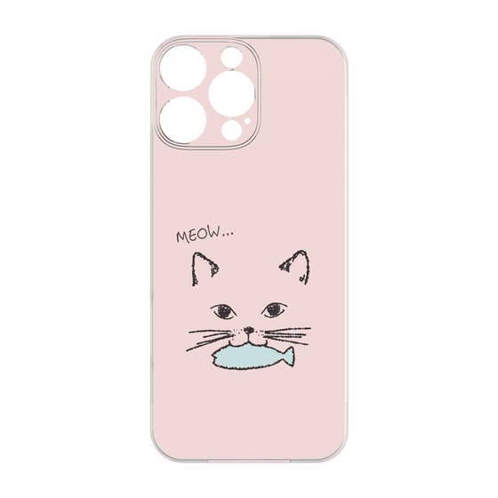 プレミアムパネル［ 食いしん坊なねこ - Pink ］