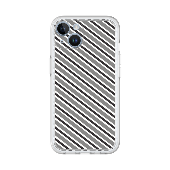プレミアムパネル［ Small Stripe - Gray × Black ］
