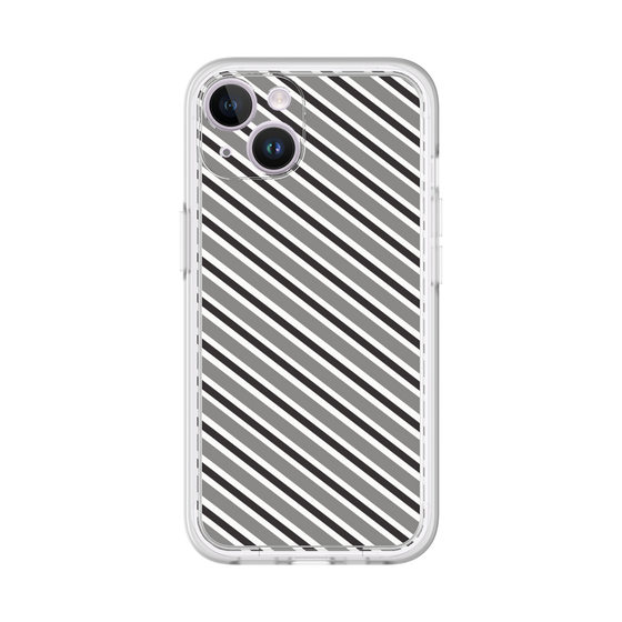 プレミアムパネル［ Small Stripe - Gray × Black ］