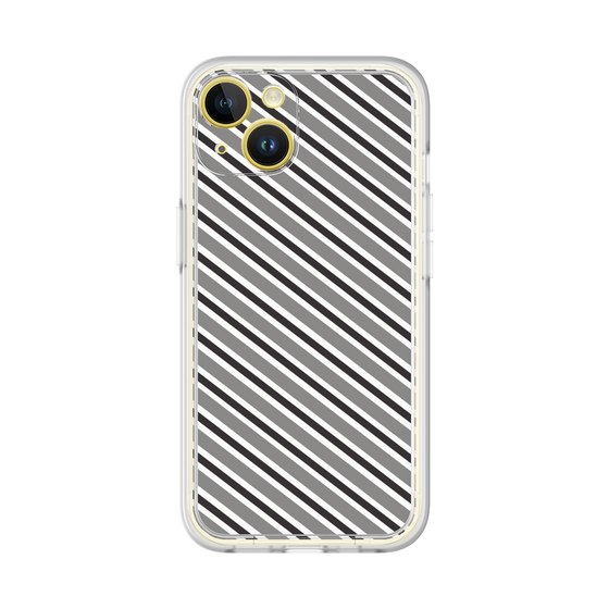 プレミアムパネル［ Small Stripe - Gray × Black ］
