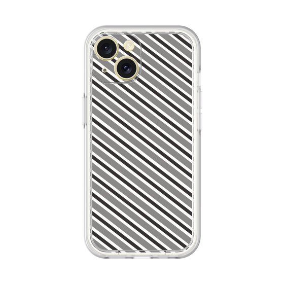 プレミアムパネル［ Small Stripe - Gray × Black ］
