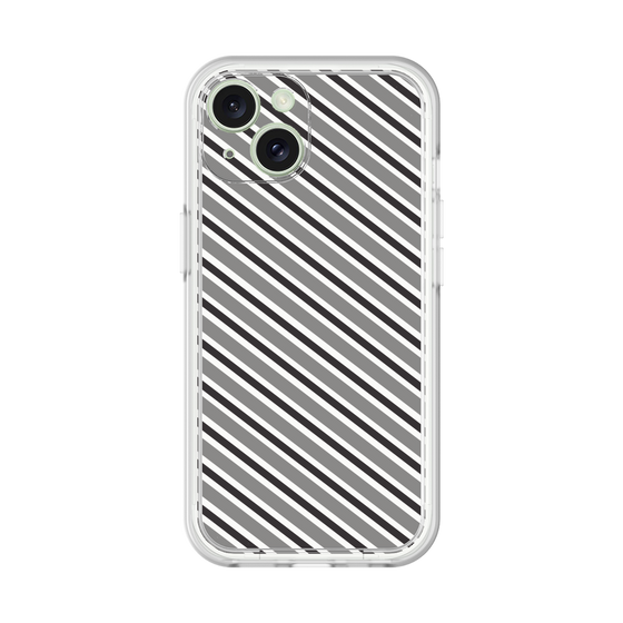 プレミアムパネル［ Small Stripe - Gray × Black ］