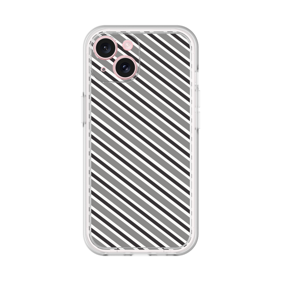 プレミアムパネル［ Small Stripe - Gray × Black ］
