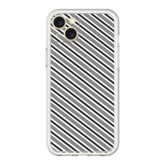 プレミアムパネル［ Small Stripe - Gray × Black ］