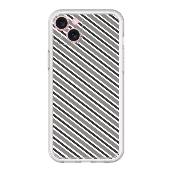 プレミアムパネル［ Small Stripe - Gray × Black ］
