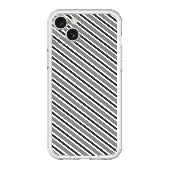 プレミアムパネル［ Small Stripe - Gray × Black ］