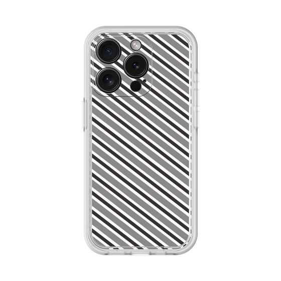 プレミアムパネル［ Small Stripe - Gray × Black ］