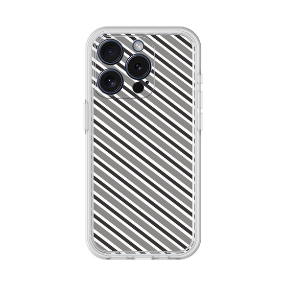 プレミアムパネル［ Small Stripe - Gray × Black ］