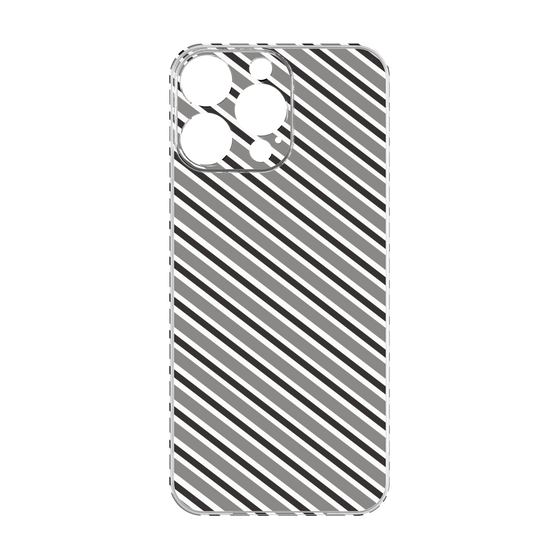 プレミアムパネル［ Small Stripe - Gray × Black ］