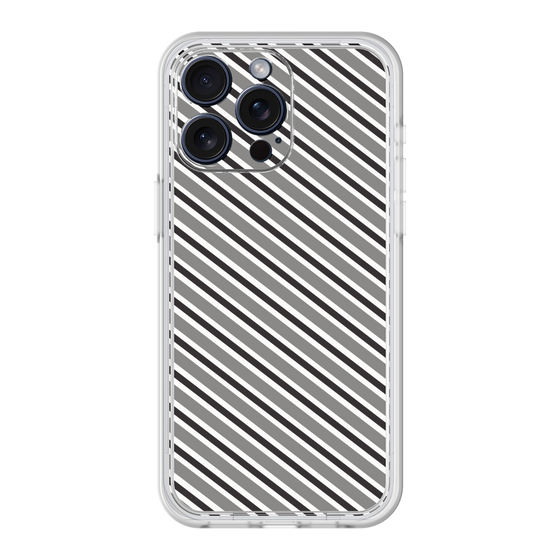 プレミアムパネル［ Small Stripe - Gray × Black ］