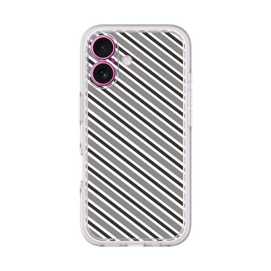 プレミアムパネル［ Small Stripe - Gray × Black ］