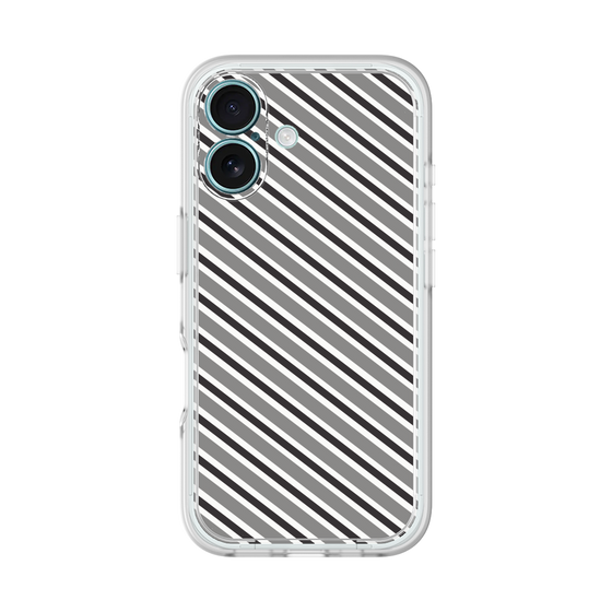 プレミアムパネル［ Small Stripe - Gray × Black ］