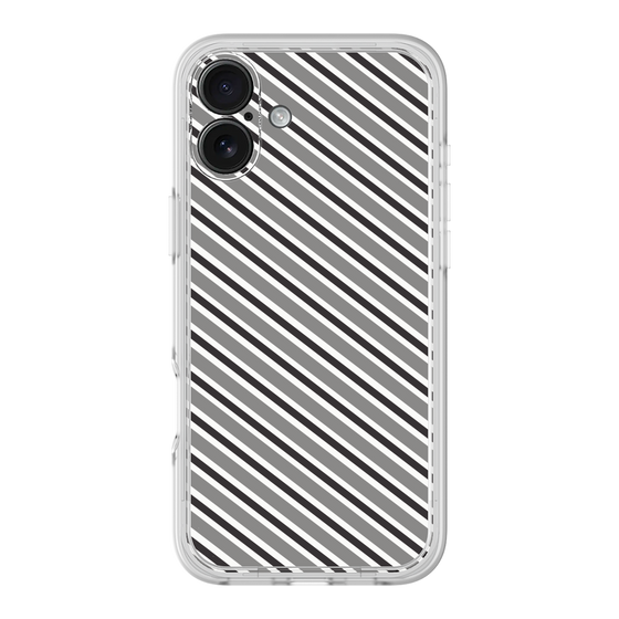 プレミアムパネル［ Small Stripe - Gray × Black ］