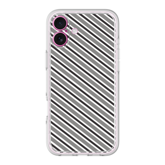プレミアムパネル［ Small Stripe - Gray × Black ］