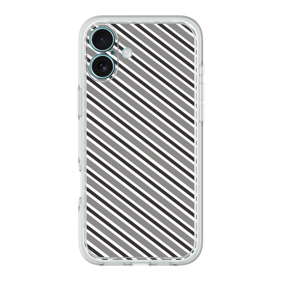 プレミアムパネル［ Small Stripe - Gray × Black ］
