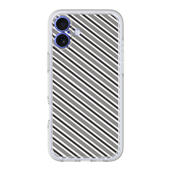 プレミアムパネル［ Small Stripe - Gray × Black ］