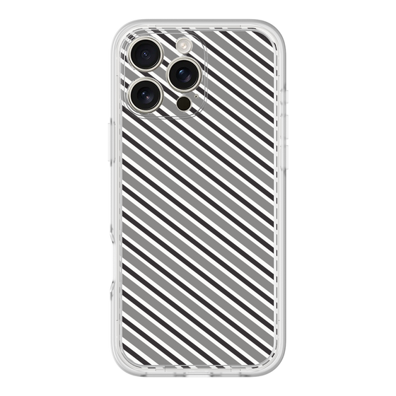 プレミアムパネル［ Small Stripe - Gray × Black ］