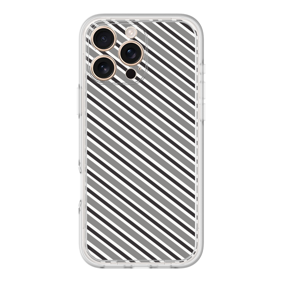 プレミアムパネル［ Small Stripe - Gray × Black ］