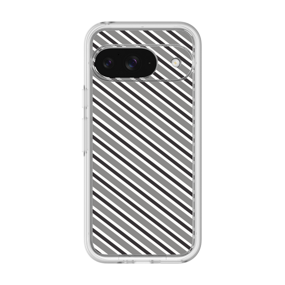 プレミアムパネル［ Small Stripe - Gray × Black ］