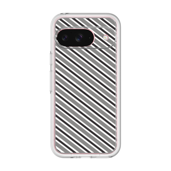 プレミアムパネル［ Small Stripe - Gray × Black ］