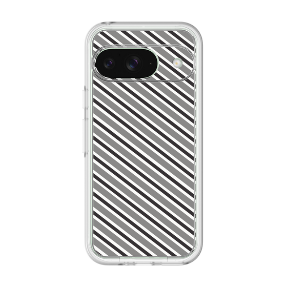 プレミアムパネル［ Small Stripe - Gray × Black ］