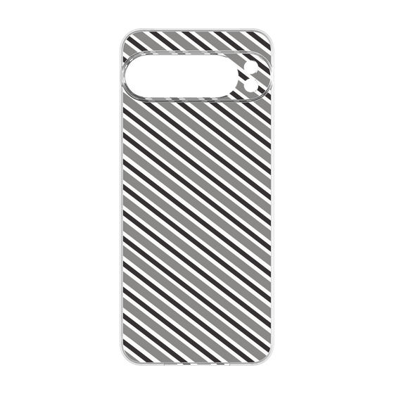 プレミアムパネル［ Small Stripe - Gray × Black ］