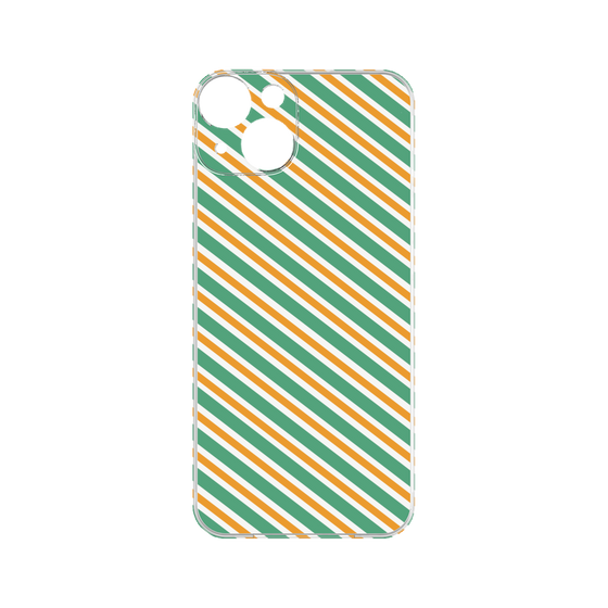 プレミアムパネル［ Small Stripe - Green × Orange ］