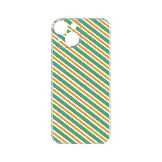 プレミアムパネル［ Small Stripe - Green × Orange ］