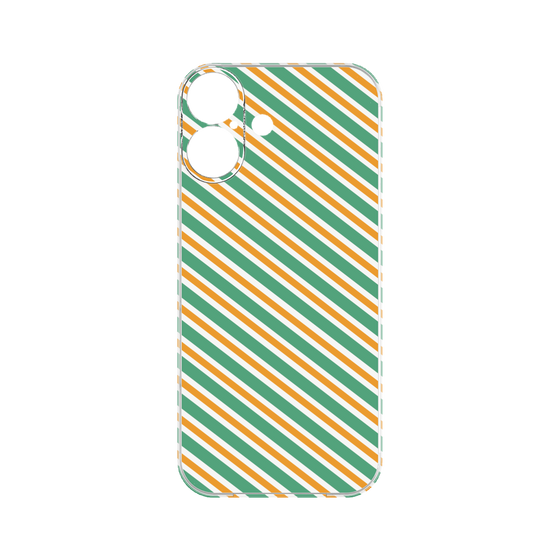 プレミアムパネル［ Small Stripe - Green × Orange ］