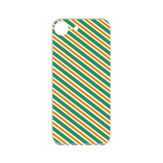 プレミアムパネル［ Small Stripe - Green × Orange ］