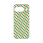 プレミアムパネル［ Small Stripe - Green × Orange ］