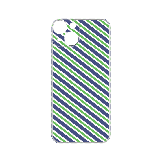 プレミアムパネル［ Small Stripe - Navy × Green ］