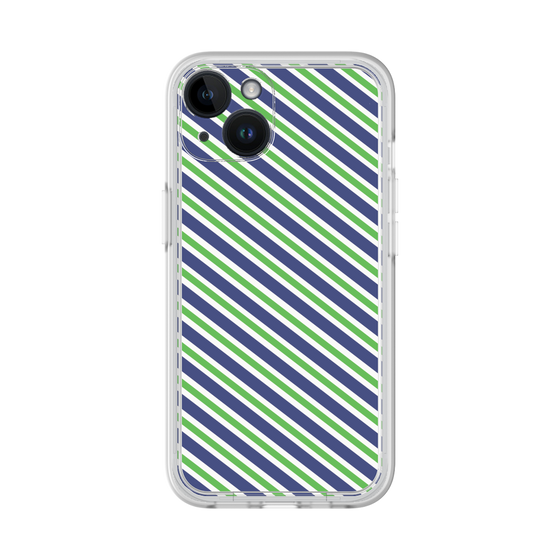 プレミアムパネル［ Small Stripe - Navy × Green ］