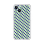プレミアムパネル［ Small Stripe - Navy × Green ］