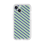 プレミアムパネル［ Small Stripe - Navy × Green ］