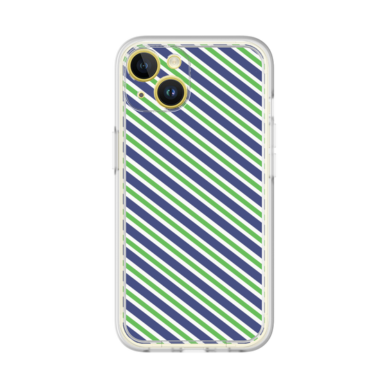 プレミアムパネル［ Small Stripe - Navy × Green ］